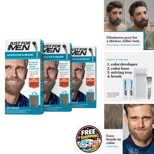 Just for men mustache - for, &