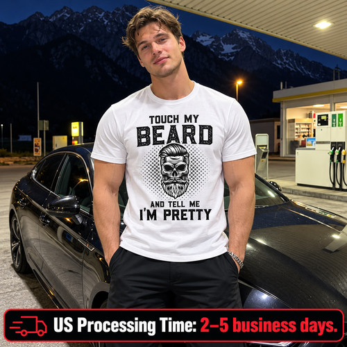 Touch beard and tell - beard, me